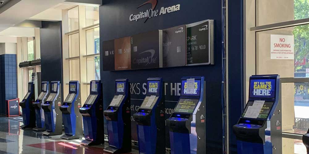 Capital One Arena Betting Kiosks